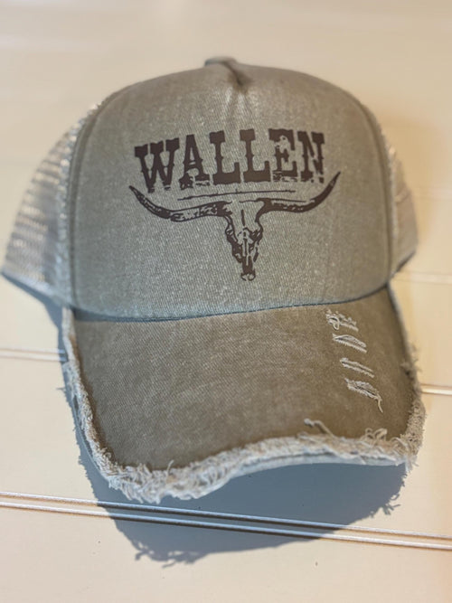 Morgan Wallen Vintage/Trucker Hat design