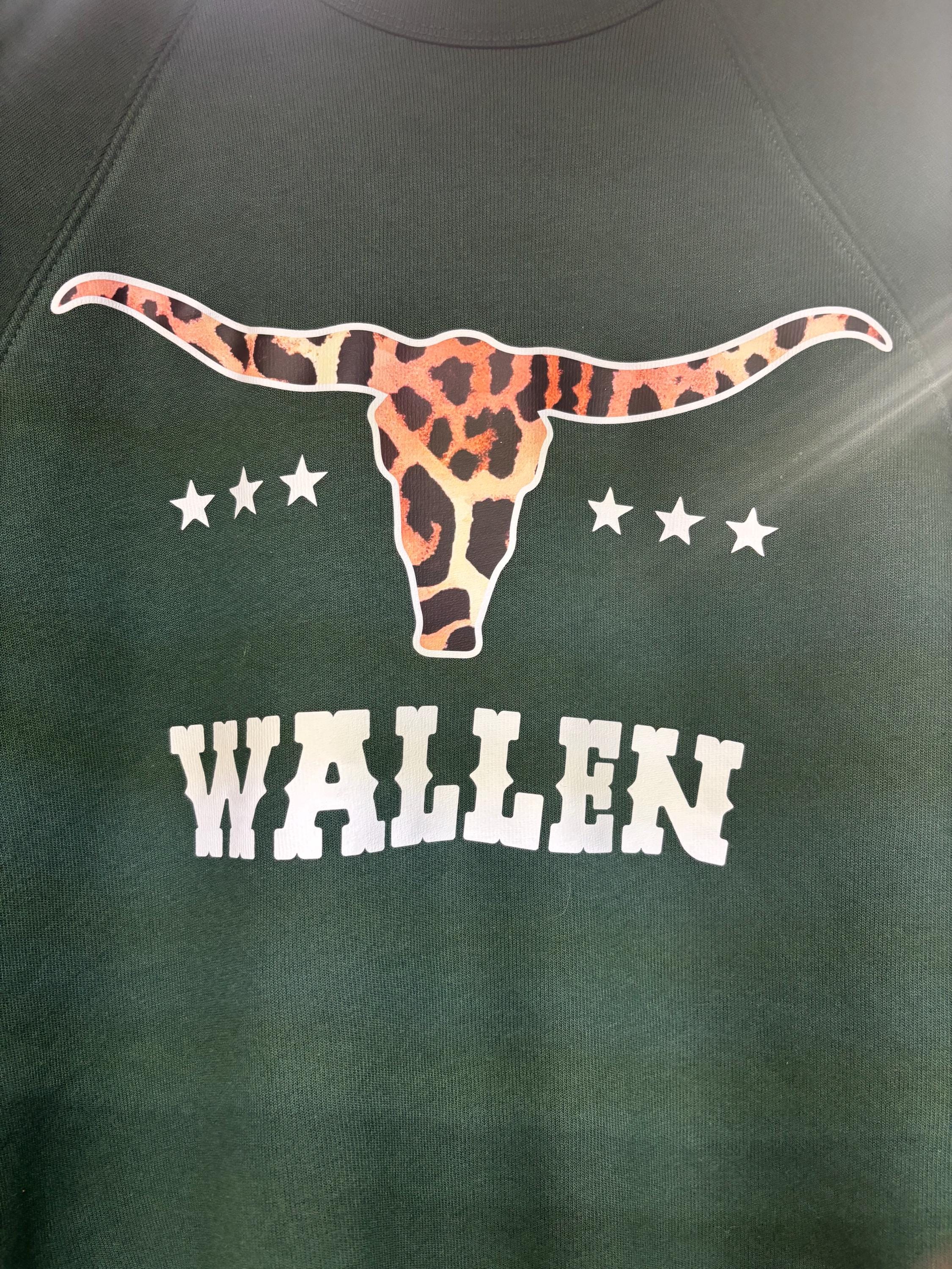 Wallen crewneck sweatshirt Leopard print